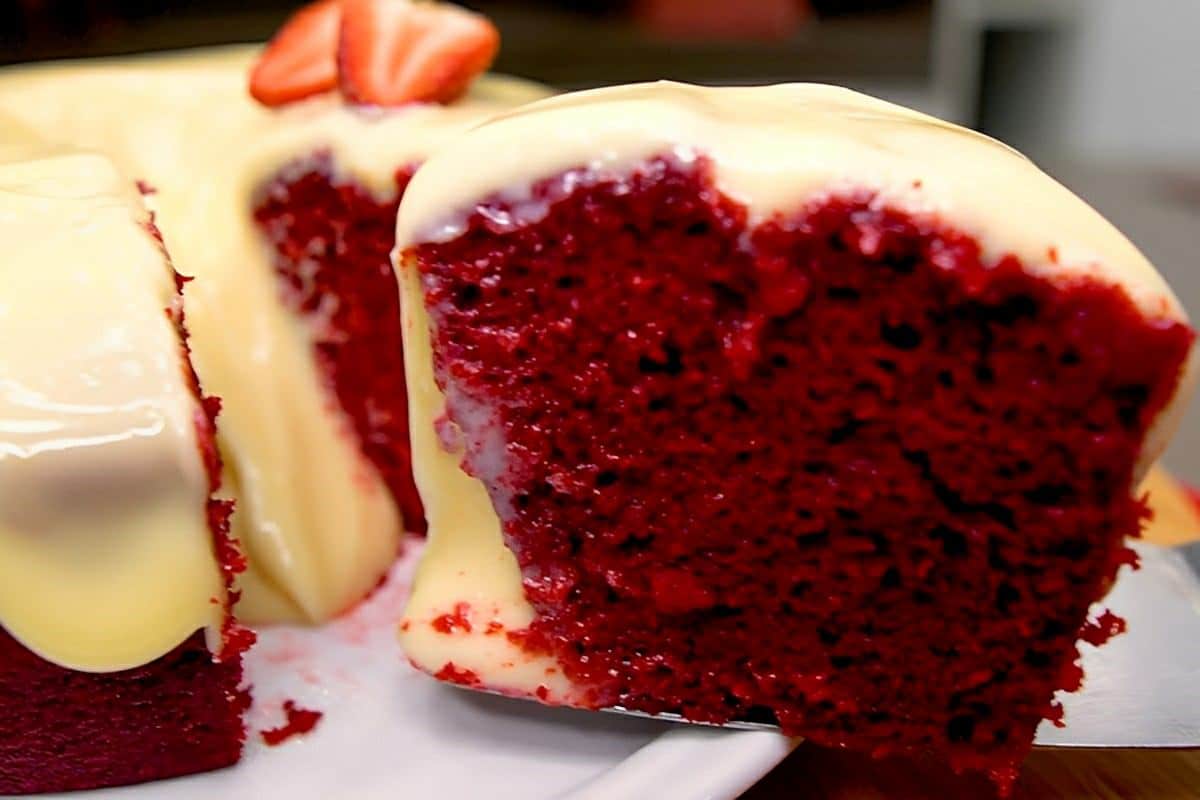 Bolo Red Velvet Ou Veludo Vermelho Bem Simples De Fazer Fica Bem