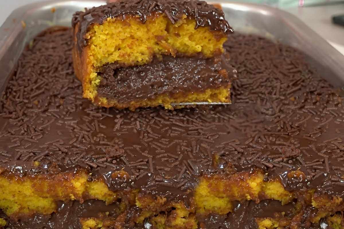 Bolo De Cenoura Recheado Brigadeiro Bem F Cil De Fazer E Fica