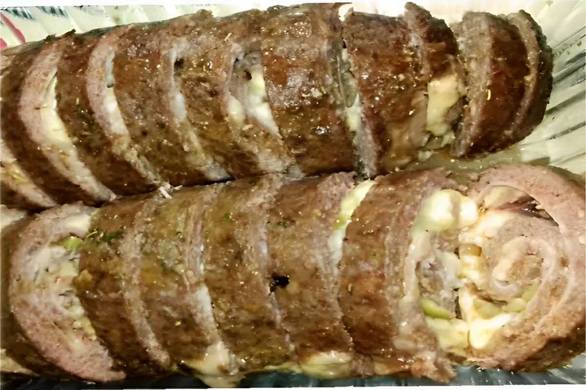 Rocambole De Carne Mo Da Muito Bem Recheado Um Prato Delicioso Para