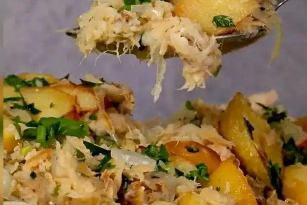 Receita de natal bacalhau a gomes de sá perfeito e fácil de preparar