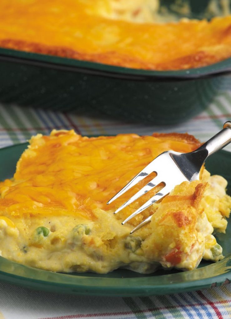 Torta Cremosa De Milho Com Frango