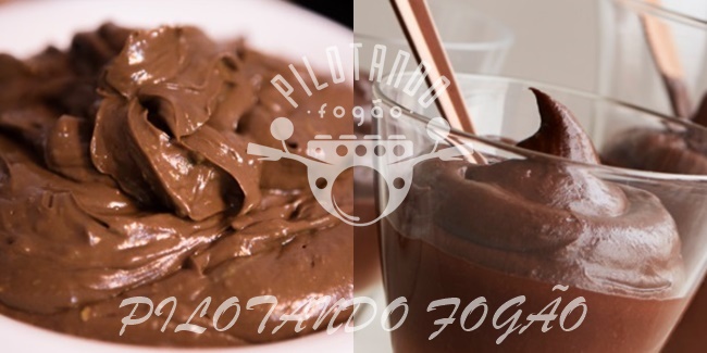 Receita de Mousse De Chocolate Em Pó - Pilotando Fogão