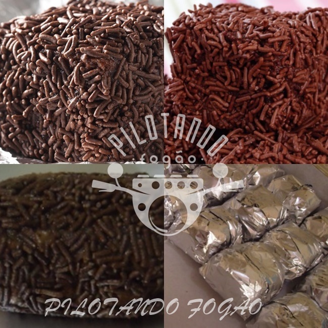 Bolo De Chocolate Gelado Embrulhado