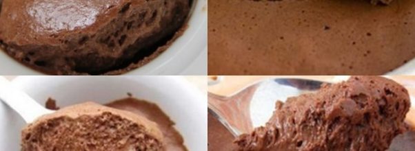Mousse Fit De Chocolate 2 Ingredientes