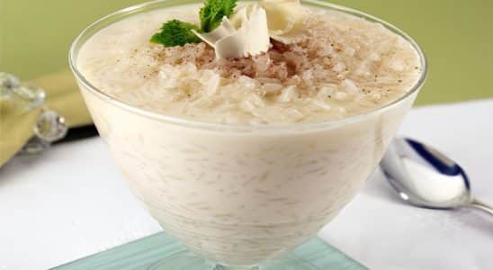 Arroz Doce De Chocolate Branco