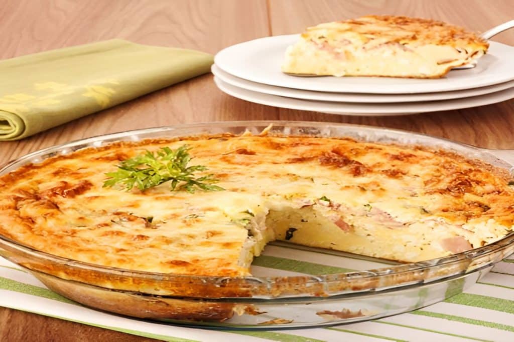 Omelete de forno sem óleo para uma refeição em 10 minutos