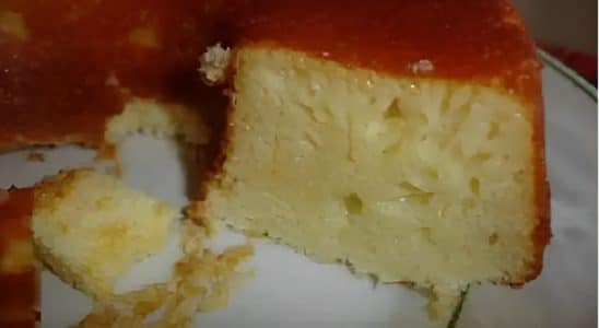 Bolo De Leite Condensado Sem Farinha