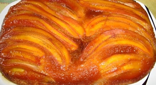 Bolo De Banana Caramelizada