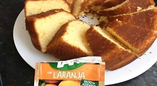 Bolo De Laranja Simples Com Suco Tang