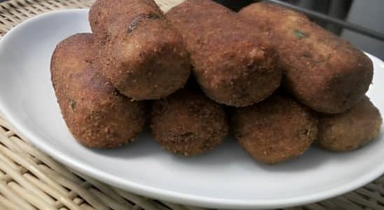 Croquete De Batata Com Carne Moída