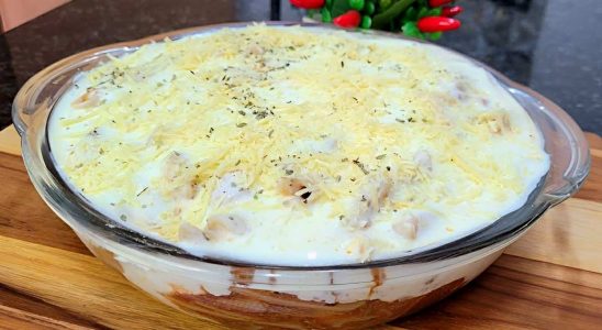 Macarrão Com Molho Branco