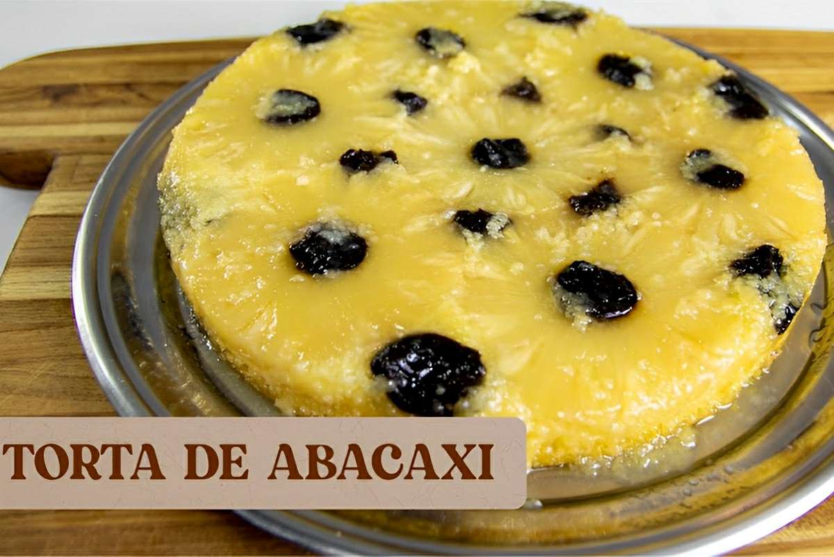 Torta De Abacaxi Maravilhosa Preparada Em Apenas Minutos Que Uma Confeiteira Me Ensinou