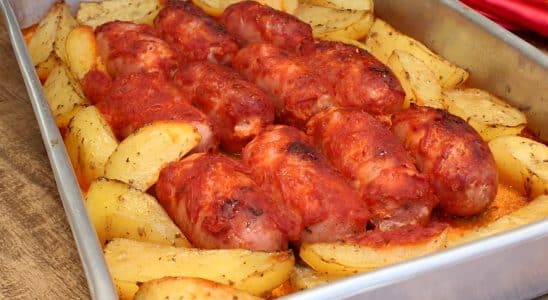 Linguiça Com Batata