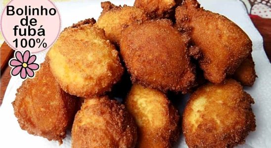 Bolinho Frito De Fubá