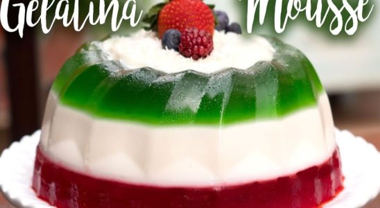 Gelatina Mousse De Natal