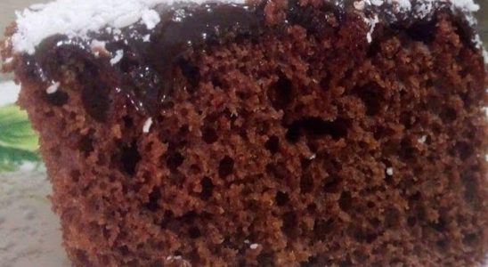 Bolo De Chocolate Simples