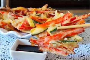 Tempurá de Legumes: Crocância e Leveza em Um Só Petisco