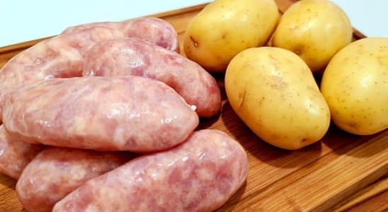 Linguiça Com Batata