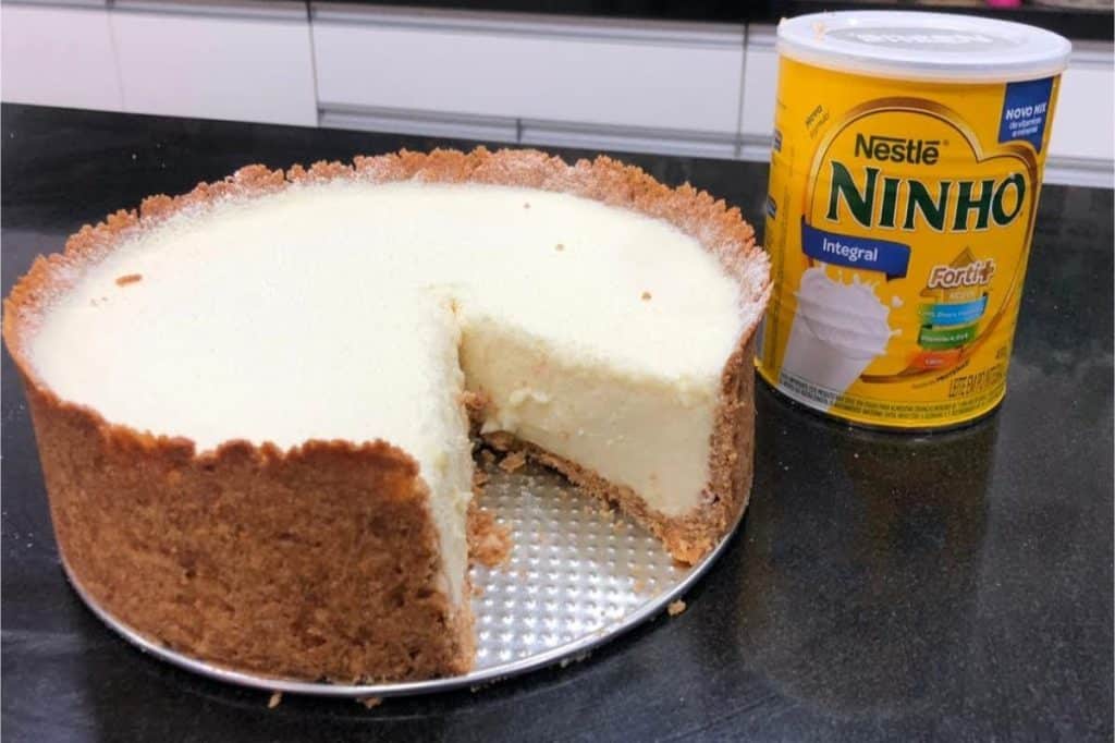 Torta Mousse De Leite Ninho