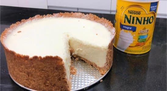 Torta Mousse De Leite Ninho