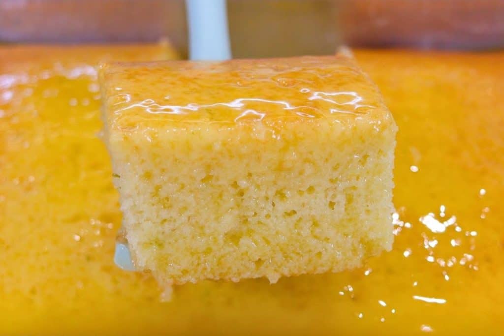 Bolo De Laranja Com Calda