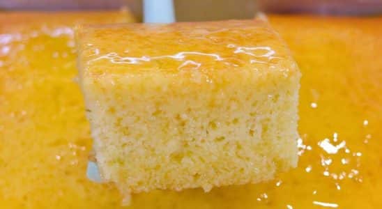 Bolo De Laranja Com Calda