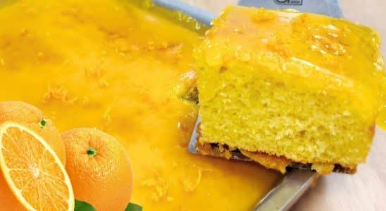 Bolo De Laranja Com Casca