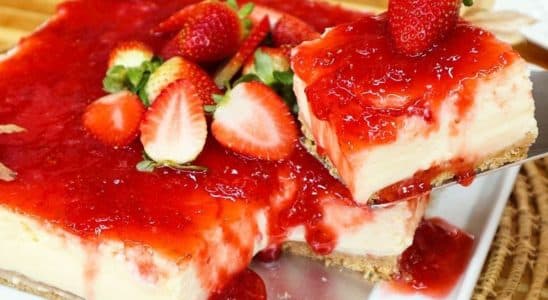 Cheesecake De Morango