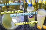 Como Fazer Detergente Render