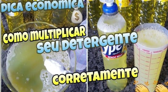 Como Fazer Detergente Render