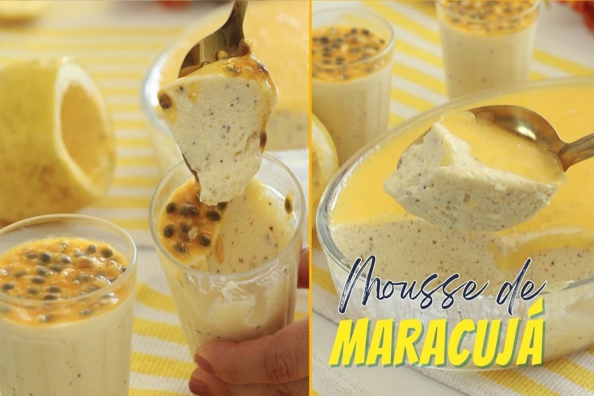 Mousse de Maracujá Cremosa e Fácil: Receita Irresistível! Mousse de Maracujá Cremosa e Fácil: Receita Irresistível!