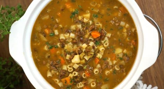 Sopa De Legumes Cremosa