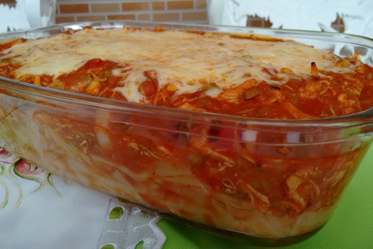 Macarronada de frango