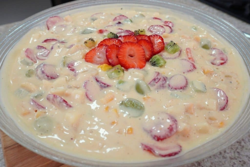 Salada De Frutas Cremosa