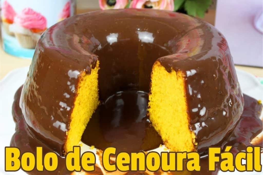 Bolo De Cenoura Fácil