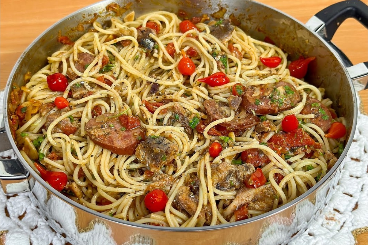 macarronada de sardinha