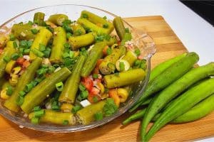 Salada de Quiabo Refrescante e Saborosa