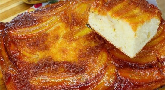 Bolo De Banana Caramelizado