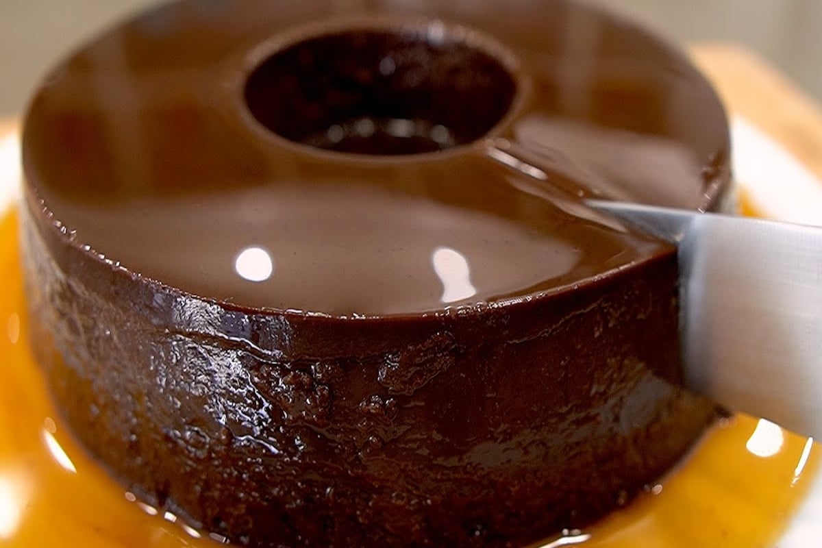 Sobremesa de chocolate