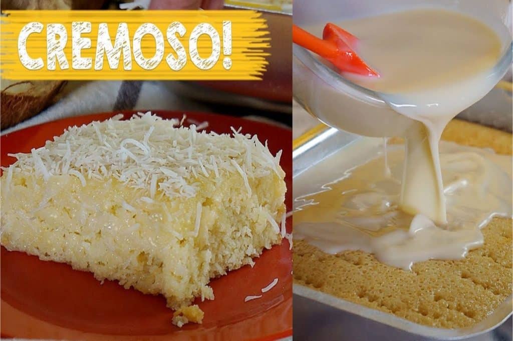 Bolo Gelado De Coco