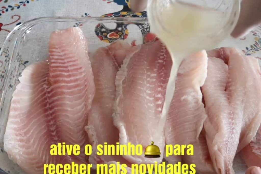 Filé De Tilápia Assado Com Legumes