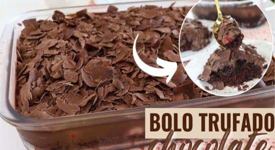 Bolo Trufado De Chocolate