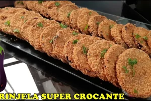Berinjela Empanada, Crocante por Fora, Macia por Dentro!