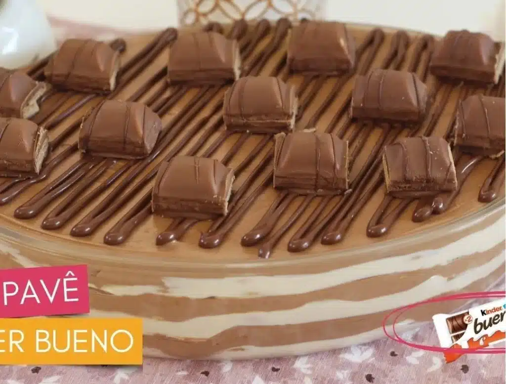 Pavê Kinder Bueno: Uma Sobremesa Cremosa e Irresistível