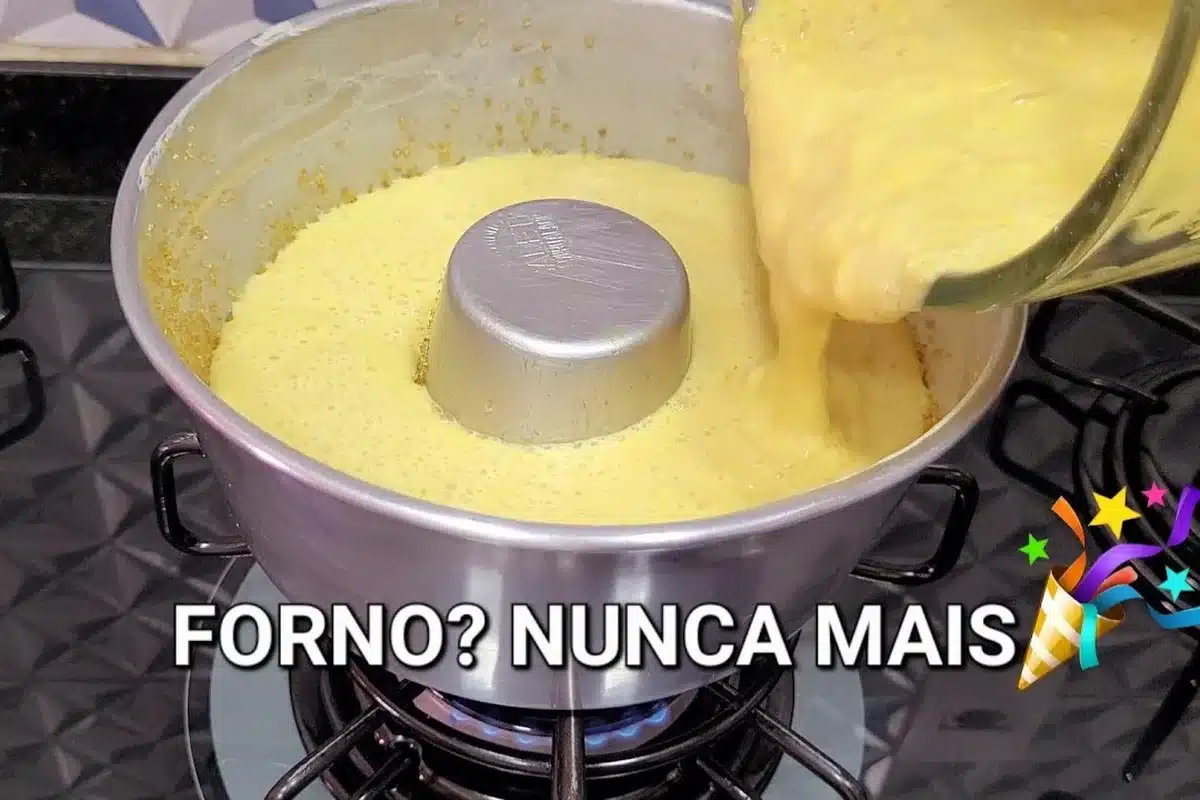 Bolo Na Boca Do Fogão