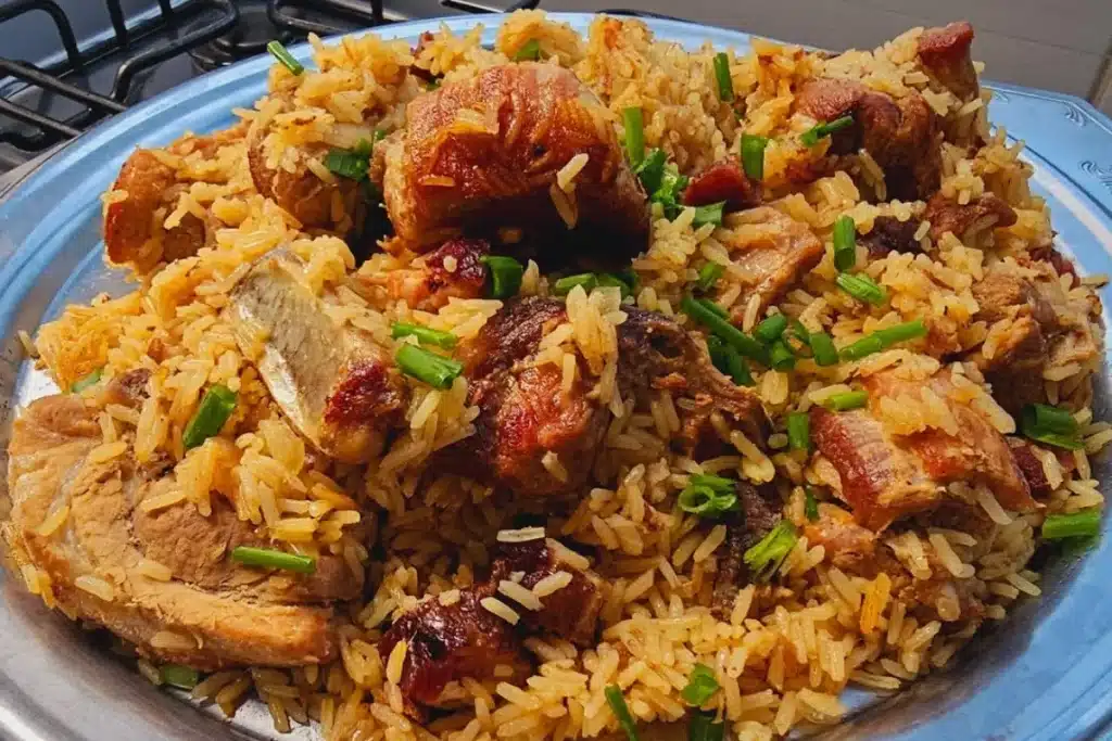 Arroz Com Costelinha Com Gostinho De Casa De Vó - Receita Que Conquista Pelo Aroma 7 Arroz Com Costelinha