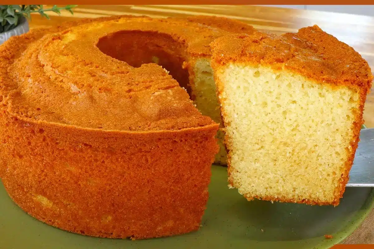 Bolo simples de trigo