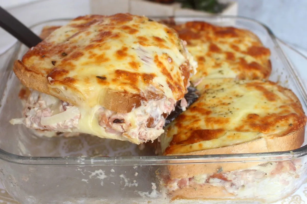 Lanche cremoso na air fryer