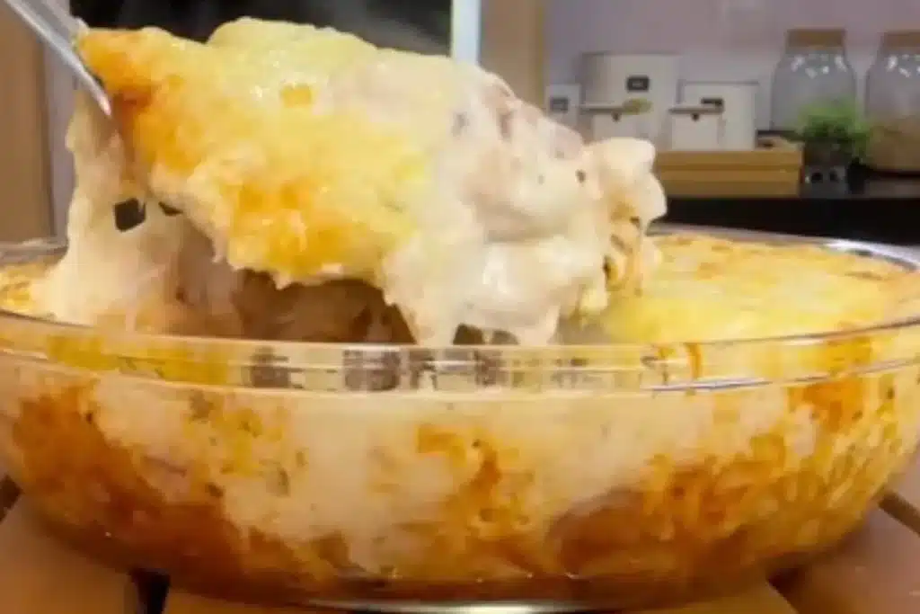 Macarronada Gratinada Com Molho Cremoso Para O Almoço De Domingo Em Família 7 Macarronada Gratinada