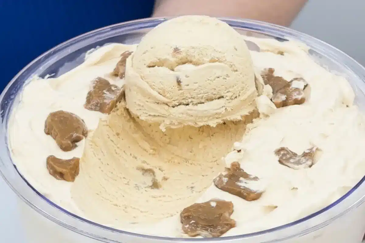 Sorvete de doce de leite